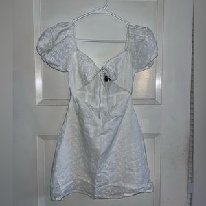 White Kittenish Sundress